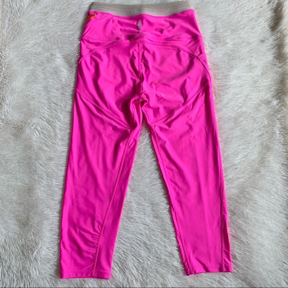 Free People Pink Hybrid Cropped Leggings•NWT - Picture 6 of 8